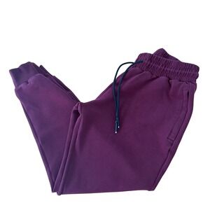 CVG‎ Constantly Varied Gear Women's Jogger Sweatpants Maroon Zip Pockets Medium